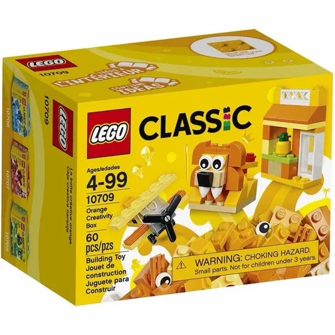 LEGO® Classic Orange Creativity Box Building Set 10709 NEW Factory Sealed