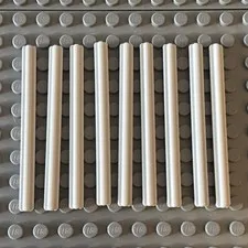 Lego Lot Light Bluish Gray 44294 Technic Axle 7 (lot of 9)