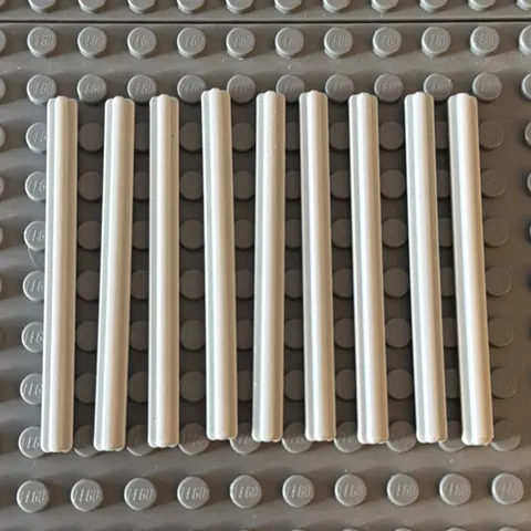 Lego Lot Light Bluish Gray 44294 Technic Axle 7 (lot of 9)