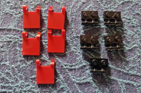 LEGO Pirates Cannon Flag Flags Set Barracuda Pirates Routes 6285 6273 6286