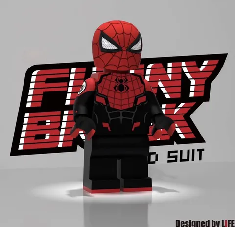 LEGO Marvel Assassin Spider-Man custom minifigure by Life Brick & Funny