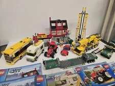 Lego City 2009 Lot of 5 Sets Incomplete: 8402, 7634, 7639, 7641, 7633