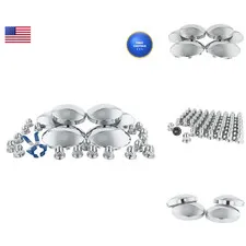 Chdt66 Complete Hub Covers For Trucks Kit Include Hub Caps For 2 Front Wheels