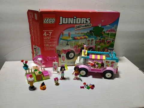 Lego Juniors Emma's Ice Cream Truck - Used Complete Retired with Box No Manual