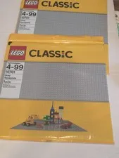 Lego Classic: 10701 - Gray Baseplate - 15”X 15” Stud - New Sealed Building Board