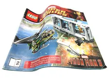 Lego 76007 Instruction Manual Bk. 2 Marvel Super Heroes for Iron Man 3 Lego Set