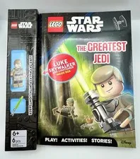 LEGO Star Wars: The Greatest Jedi Book w/ Luke Skywalker Minifigure Disney New