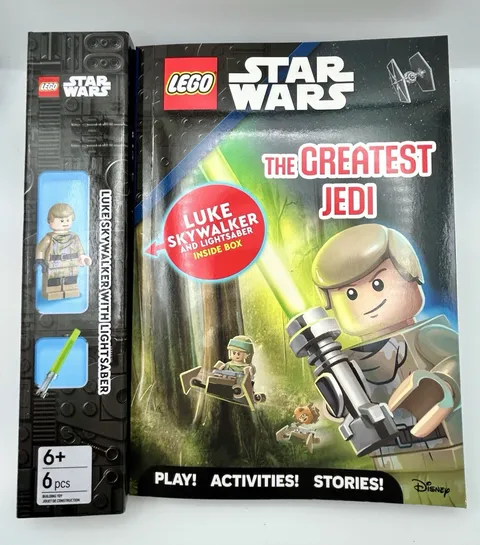LEGO Star Wars: The Greatest Jedi Book w/ Luke Skywalker Minifigure Disney New