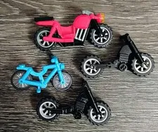 3 LEGO Motorcycles / Motorbikes & 1 Mountain Bike (4 Total)
