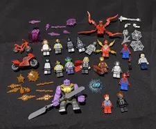 LEGO Marvel Super Heroes Minifigure Lot Thanos Big Fig Carnage Spider-Man 20+