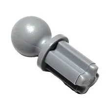 Lego 2736 3985 Technic Axle 1L with Tow Ball Light Bluish Gray