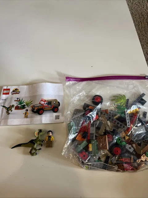 Lego 76958 Jurassic Park 30th Dilophosaurus Ambush - Parts Manual