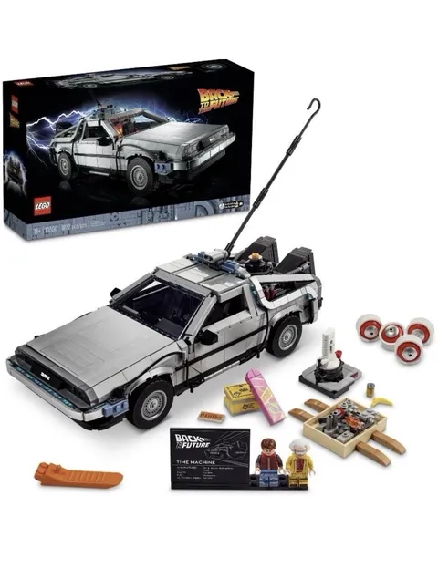 LEGO Icons Back to the Future Time Machine DeLorean Car 10300 – 1872 Pieces NEW