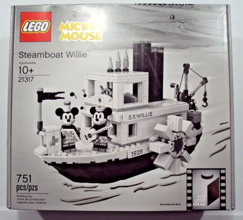 LEGO Ideas-Steamboat Willie (21317 - Printing Error #024), NIB, Sealed, Free S/H