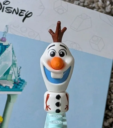 Lego Olaf Minifigure Snowman Disney Frozen 43218 Anna & Elsa's Magical Carousel