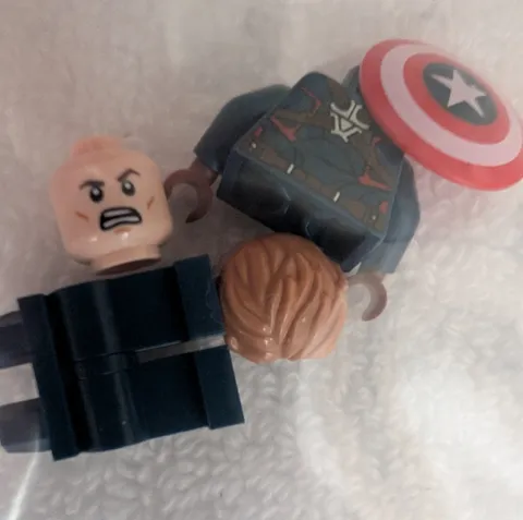 Lego Superhero Lot Thor/Captain America/Batman/Rocky Racoon Minifigure See Pics