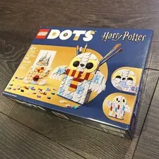 DOTS Harry Potter LEGO Set 41809 Hedwig Pencil Holder set Rare Collectable