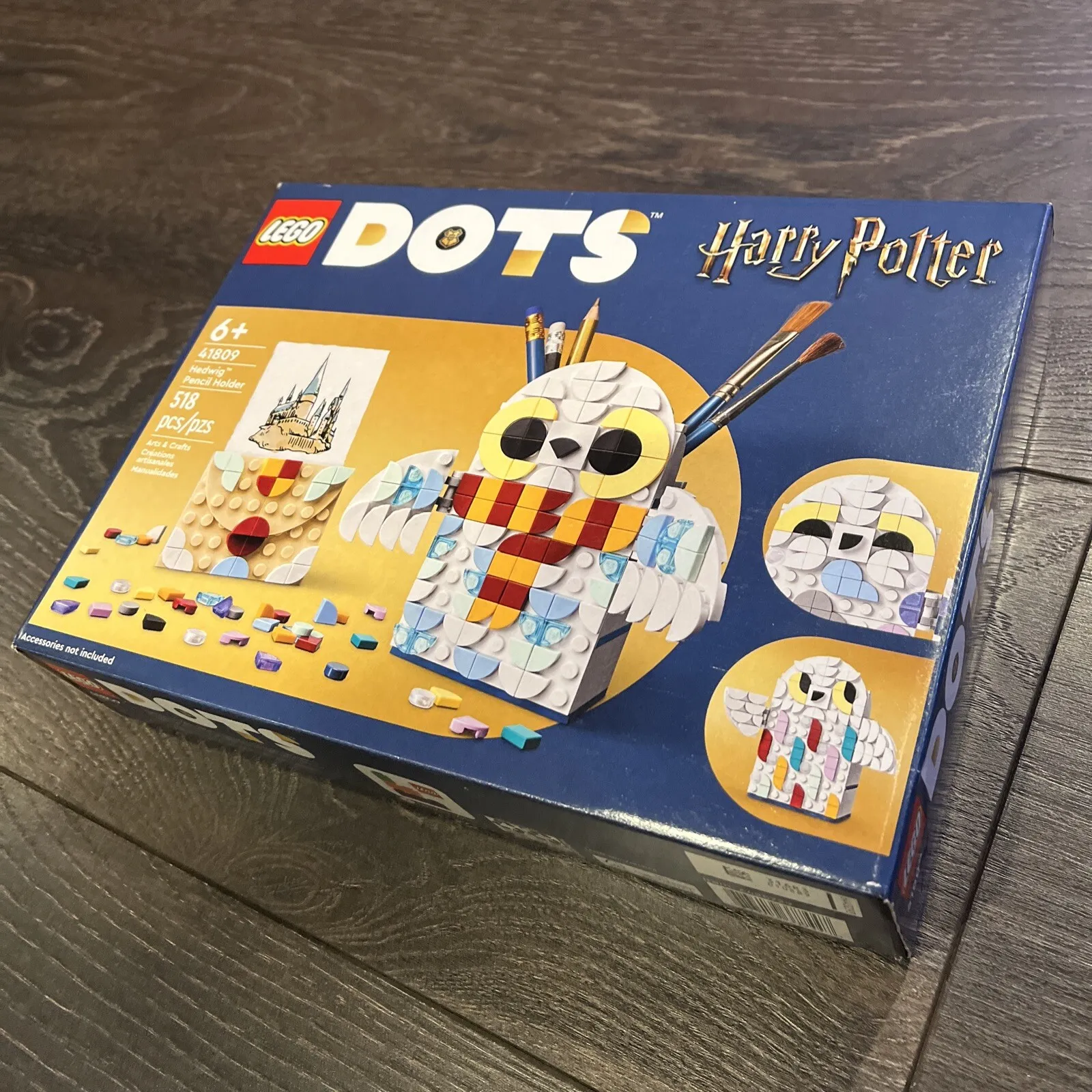 DOTS Harry Potter LEGO Set 41809 Hedwig Pencil Holder set Rare Collectable
