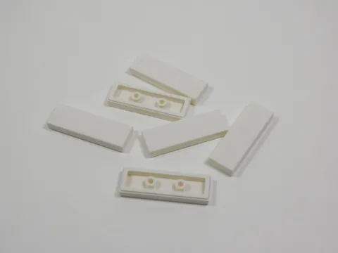 LEGO Lot of 6 White 1x3 Smooth Tiles Plates S4