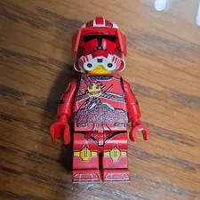 LEGO Brickluv Custom Printed Star Wars Clone Trooper,  Red w/visor