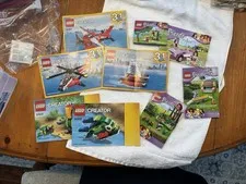 LEGO Creator 3-in-1 Instruction Booklets Lot 31057 31031 41022 English