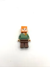 Lego Minecraft Alex MIN017 21128 21121 21169 21144 Minifigure Mini Minature