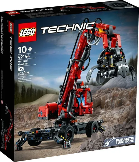 LEGO Technic 42144 Material Handler 835pcs Construction Crane Set