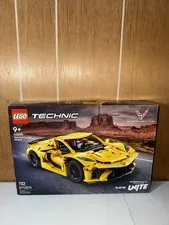 Sealed LEGO Technic Chevrolet Yellow Corvette Stingray Toy Car Building