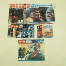 Lego Star Wars Instruction Manual Lot of 16 8088 7674 8018 8088 8093 8097 Etc