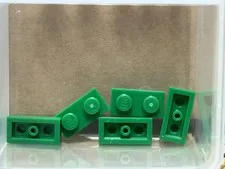 LEGO Parts - Green Plate 1 x 2 - No 3023 - QTY 5