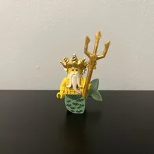 LEGO Poseidon Ocean King Minifigure