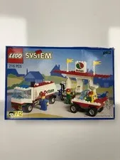 LEGO SYSTEM 6562 Gas Stop Shop BOX And MANUAL ONLY - No Bricks Pieces, Or Set