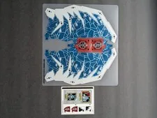 NO BRICKS Lego 70678 Castle Of The Forsaken  Emperor Sticker Sheet &  2 Wings