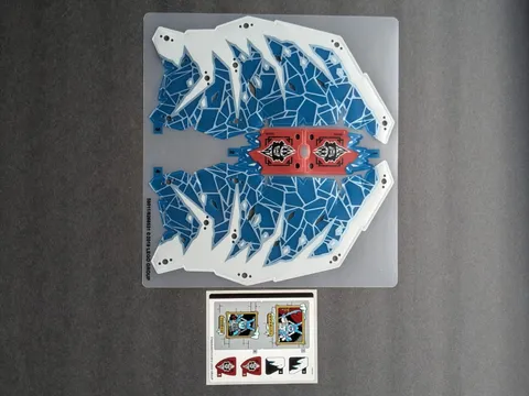 NO BRICKS Lego 70678 Castle Of The Forsaken  Emperor Sticker Sheet &  2 Wings
