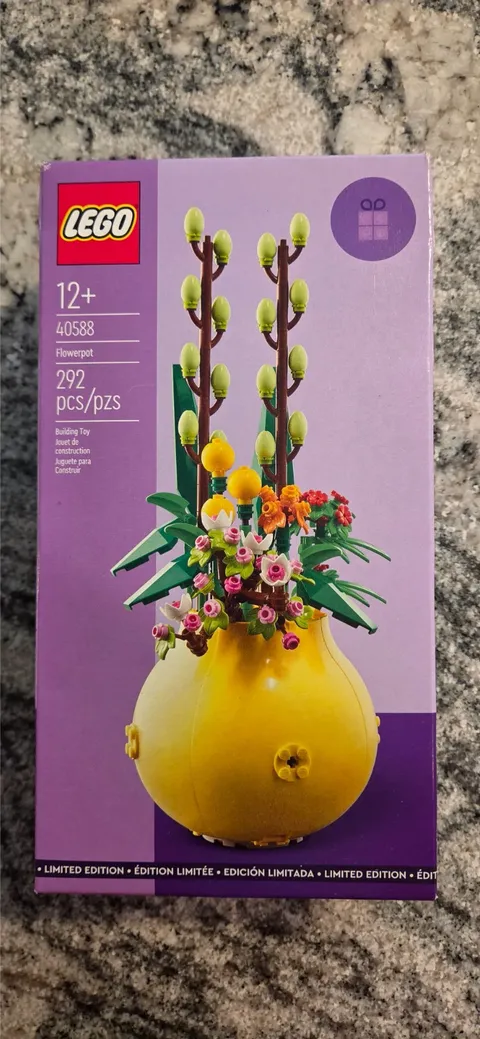 Lego 40588 Flowerpot Set Brand New Factory Sealed