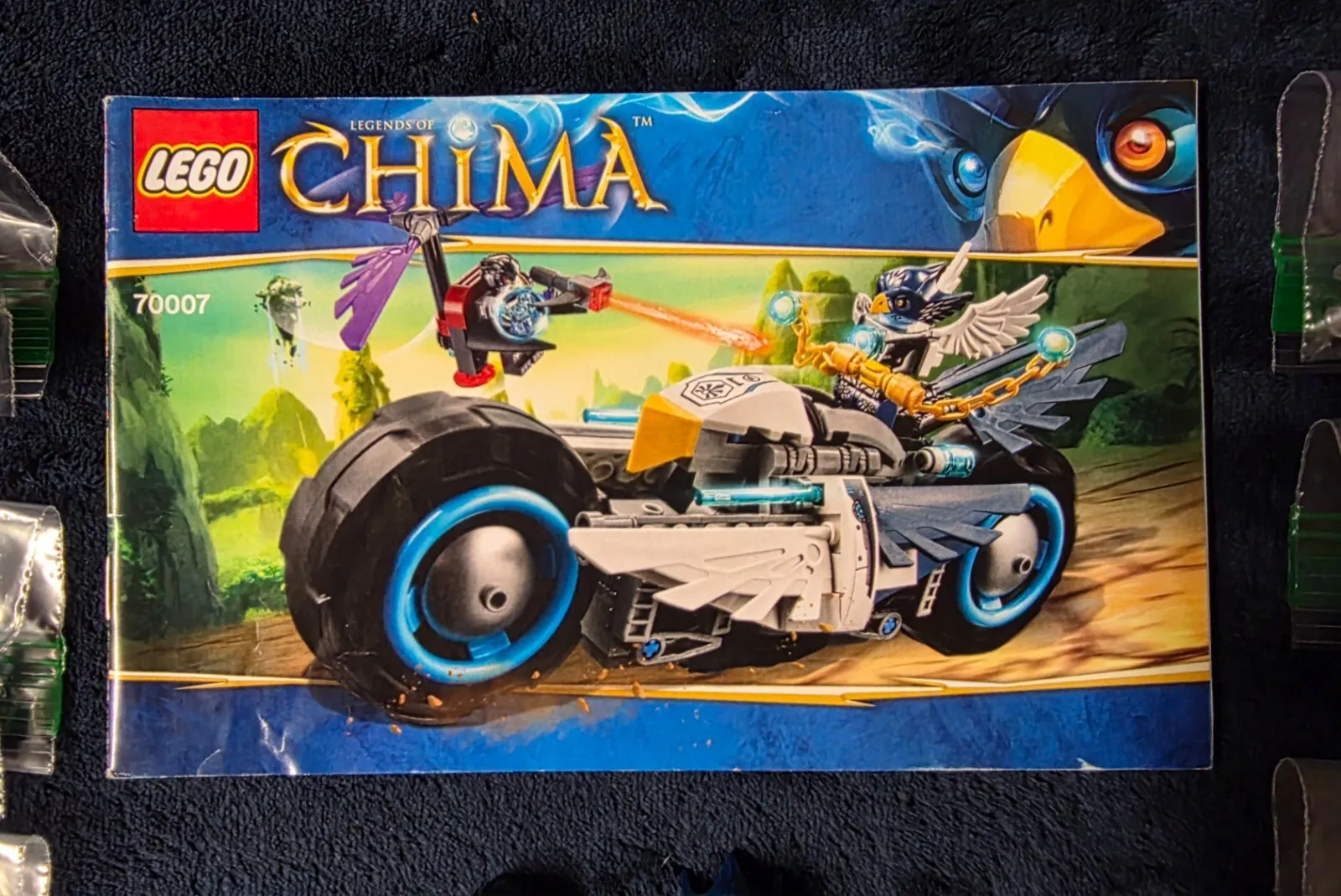 LEGO Legends of Chima 70007 Eglor’s Twin Bike Complete w/ Manual Minifigs