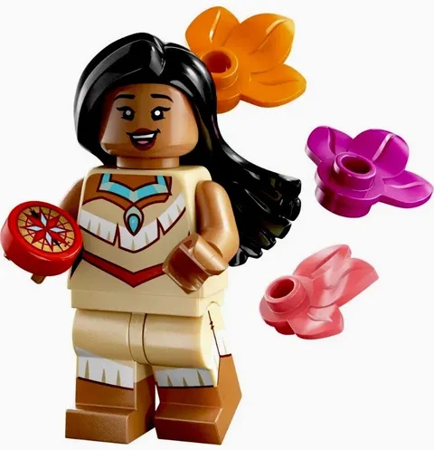 Lego 71038 Disney 100 Minifigure Pocahontas New Opened and Assembled