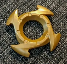 Lego 98341 1x Pearl Gold Ring with Blade  Ninjago Spinner Crown