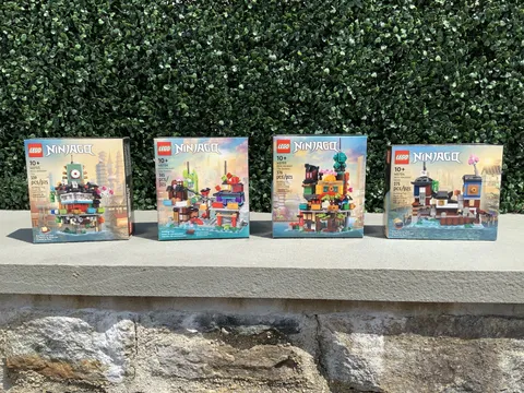 LEGO Micro Ninjago City-COMPLETE SET ALL FOUR (4) #40703, #40704, #40705, #40706