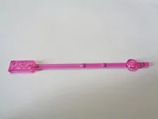 Lego Bar 12L with 1 x 2 Plate End Hollow Studs and 1 x 1 99784 Trans-Dark Pink