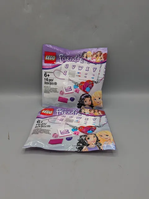 Lot Of 2 LEGO FRIENDS: Jewelry and Sticker Pack (5004395) NEW