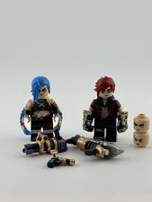 HOLA AMIGO League of Legends Jinx & Vi Customs figures LOG Hola amigo brand