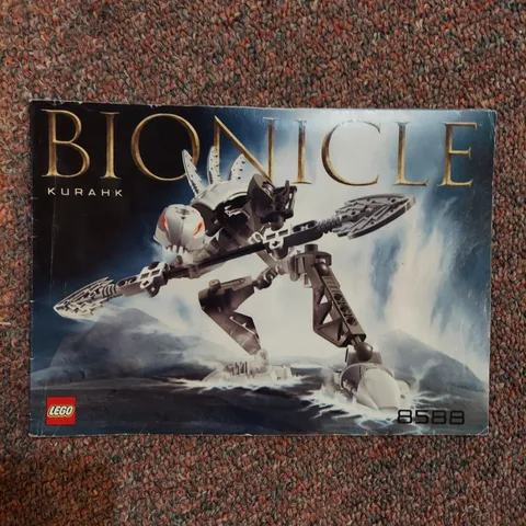 LEGO BIONICLE 8588 KURAKH INSTRUCTION BOOKLET ONLY (2003)