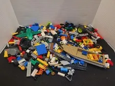 5 OF 6 LEGO LOTS VERY GOOD CONDITION MIXED BLOCKS WHEELS ALL LEGO BRAND
