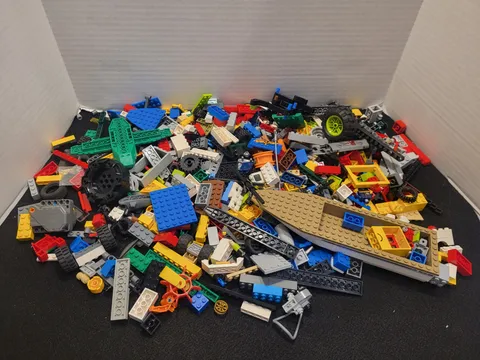 5 OF 6 LEGO LOTS VERY GOOD CONDITION MIXED BLOCKS WHEELS ALL LEGO BRAND