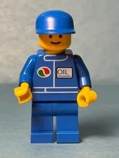 LEGO Town Minifig oct016 - Male Worker - Light Scratches/No Cracks