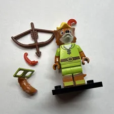 LEGO Disney 100 Minifigures Robin Hood Minifigure w/ Bow, extra tail No Cracks