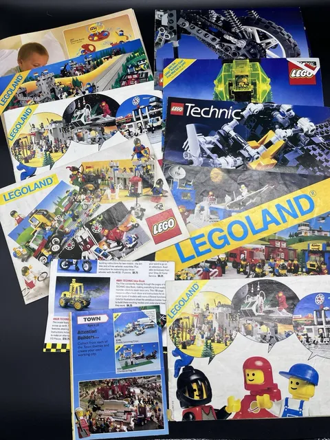 Vintage Legoland And Lego Advertising Catalogs 1984-1993