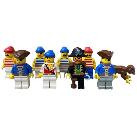 LEGO Minifigures 6285 Black Seas Barracuda Captain Redbeard Female Pirate Lot