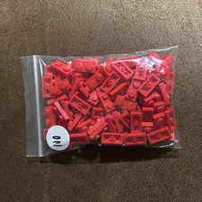 LEGO Red Plastic Bulk Lot of Parts & Pieces, Polybag Packaging